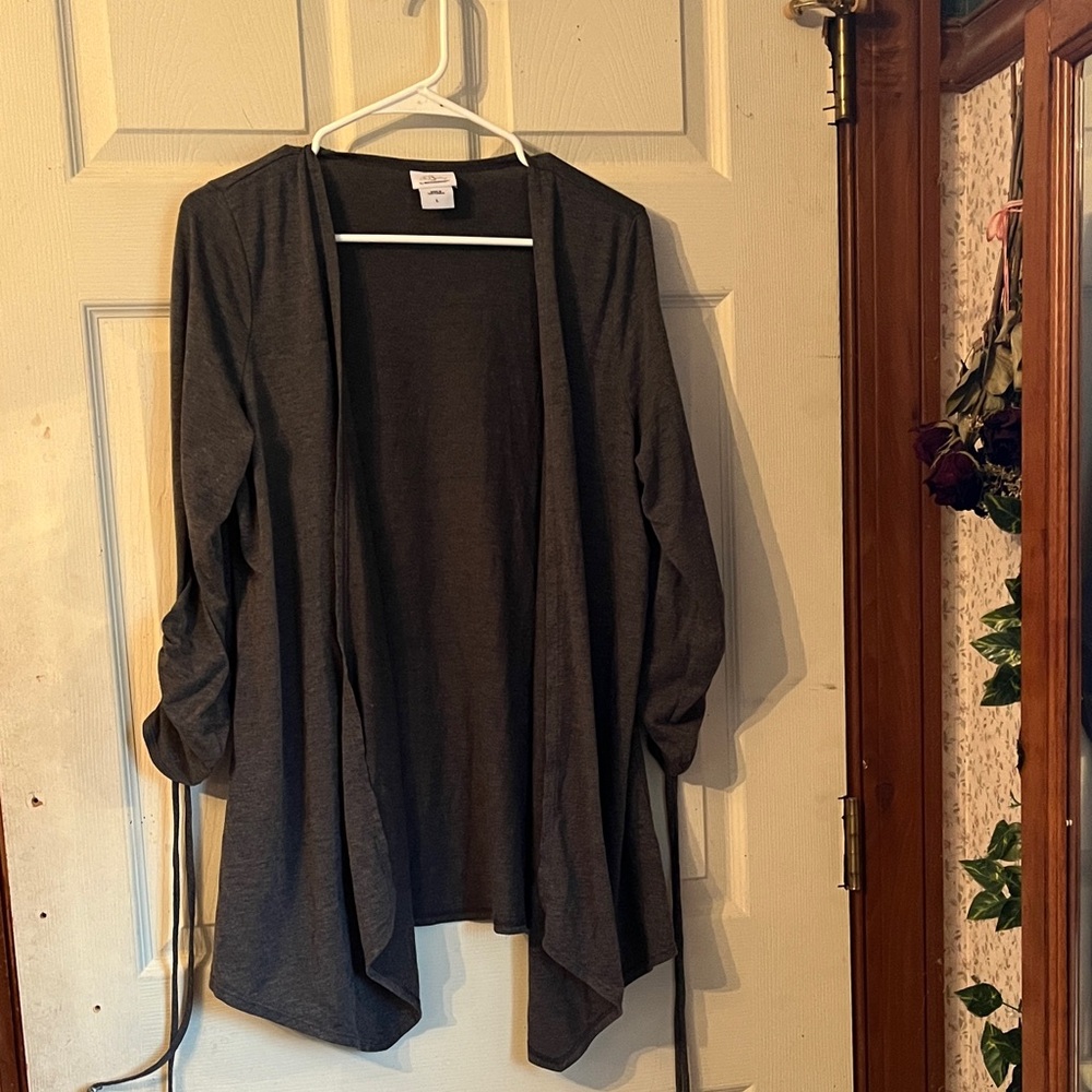 Oh Baby by Motherhood Charcoal Women's Cardigan